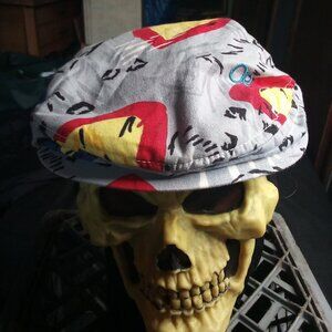 Vintage Ocean Pacific Newsboy Derby Hat Cap